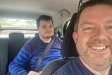 James and Mark - road trip